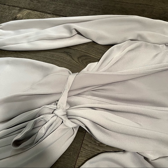 Long Silver/Grey Cardigan- Size XS - Picture 5 of 5